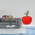 thumbnail image 2 of Escultura única de animal y fruta. Figura creativa para decoración del hogar. Obra de arte para estantería, cafetería, estudio o vacaciones., 2 of 8