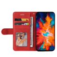 thumbnail image 2 of Case for Motorola Moto G50 Leather Wallet Book Flip Folio Stand View Cover - Red, 2 of 5