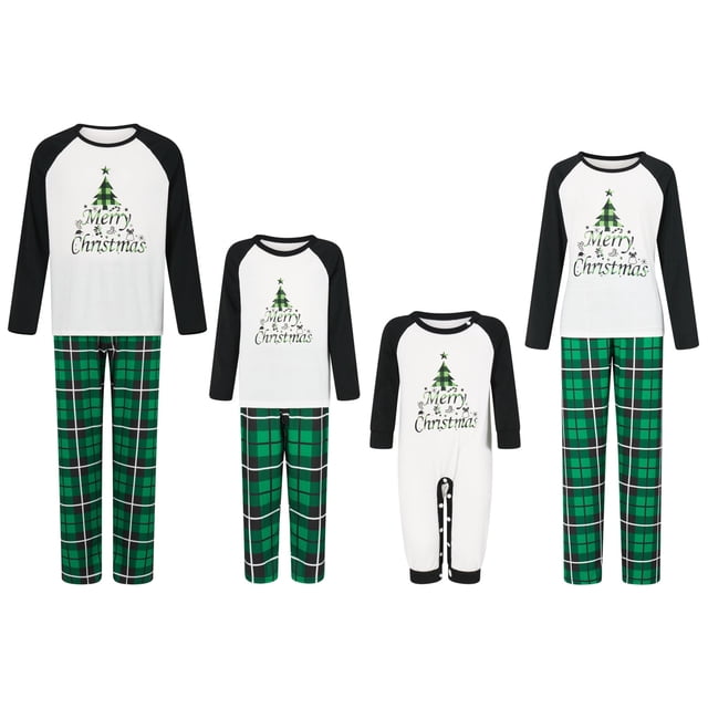 Pijamas navideños familiares a juego Fiomva Holiday, pijamas navideños de alce para parejas y niños, ropa de dormir para bebés