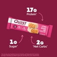 thumbnail image 2 of Quest Crispy Protein Bar, Birthday Cake Flavor, Low Sugar, 12 Count, 2 of 8