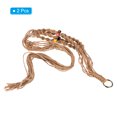 thumbnail image 3 of Uxcell Macrame Hanging Planter, 43.3" Hanging Basket Braided Plant Net, Khaki 2 Pack, 3 of 5