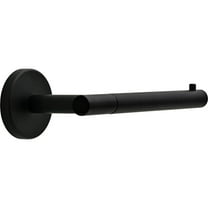 Delta Lyndall Single Post Toilet Paper Holder in Matte Black