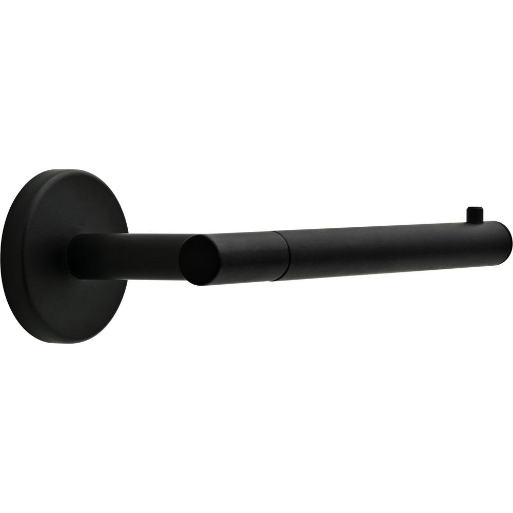 delta flynn toilet paper holder matte black
