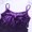 A Purple, variant on Aislor Kids Girls Shiny Sequined Adjustable Shoulder Straps Tank Top Dance Performing