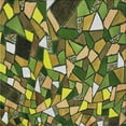 thumbnail image 1 of Ahgly Company Indoor Square Patterned Avocado Green Abstract Area Rugs, 5' Square, 1 of 6