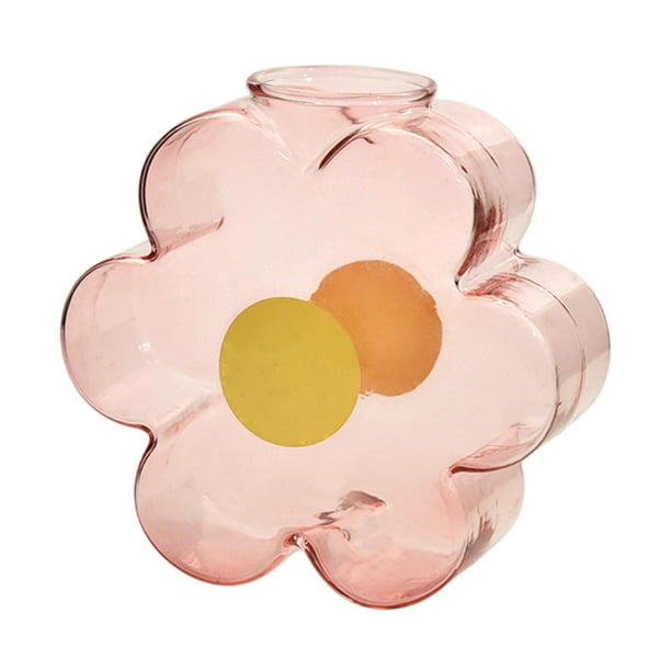 Jarrón de flores de vidrio, escritorio decorativo de almacenamiento de almacenamiento Descripción del escritorio de la planta hidropónica de Rosa