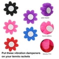 thumbnail image 3 of Minkissy 5Pcs Durable Silicone Tennis Racket Dampener with Petal Shocking Absorber for Vibration Reduction, 3 of 6