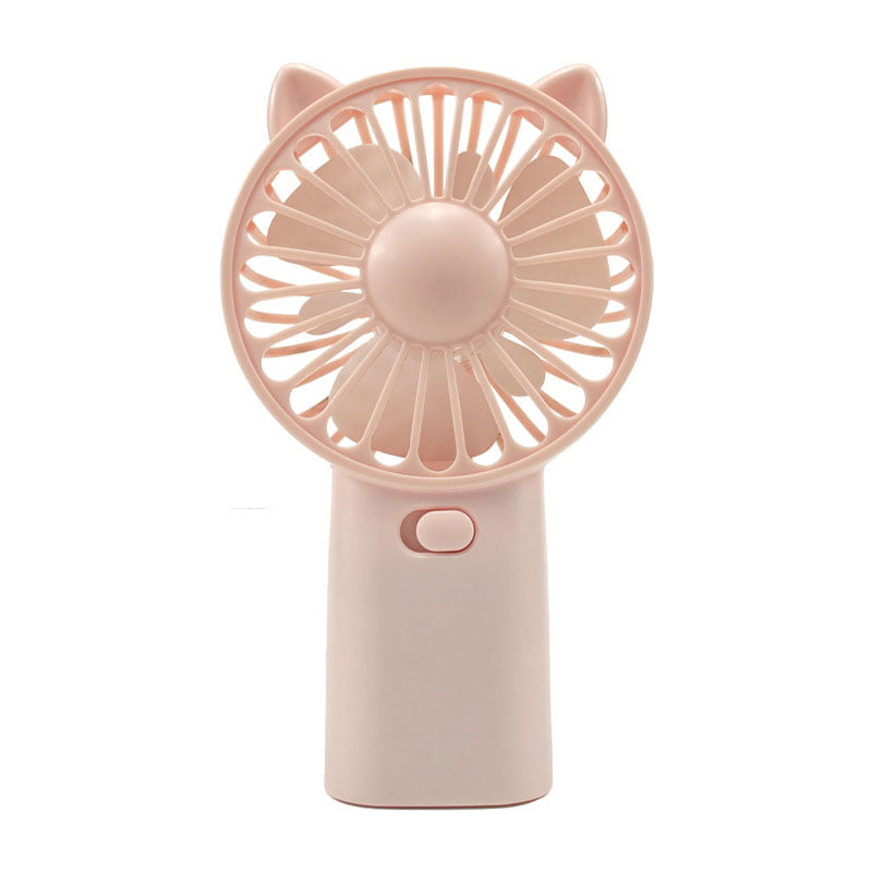 White NATRUSS Mini Handheld Fan Desk Fan Portable Stroller Table Fan with USB Rechargeable Battery Operated Cooling Folding Electric Fan for Travel Office Room Outdoor 