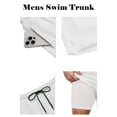 thumbnail image 6 of COOFANDY Mens Swim Trunks Quick Dry Swim Shorts with 5 inch Inseam Funny Beach Shorts, 6 of 6