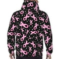 thumbnail image 5 of Bingfone Breast Cancer Awareness (2) Men'S Drawstring Hoodie Long Sleeve Pocket Sweatshirts-3x-Large, 5 of 9