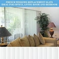 thumbnail image 6 of 25Pcs 82.5" Vertical Replacement Blinds, PVC Vertical Window Blinds Replacement Slats Parts for Sliding Glass Door Patio Door Window, 6 of 7