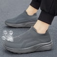 thumbnail image 2 of Willtoo Sneakers for Women Breathable Mesh Slip‑on Knit Walking Shoes Lightweight Thick Platform Sole Elevated Casual Tennis Shoes, 2 of 5