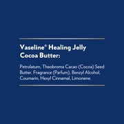 Vaseline Healing Jelly Moisturizer For Dry Cracked Skin Cocoa Butter Hypoallergenic, 13 oz