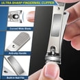 thumbnail image 4 of Toenail Clippers for Seniors Thick Toenails, 2026 Large Toe Nail Clippers for Men Thick Nails with Wide Opening, Sharp Heavy Duty Ingrown Toenail Clippers Nail Cutter Long Handle with Slanted Blade, 4 of 5