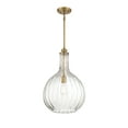thumbnail image 3 of Warm Brass One Light Pendant from the Brandon Collection, 3 of 5