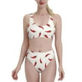 thumbnail image 2 of Picia Chili Women's High Waisted Bikini Scoop Neck Swimsuit Two Pieces Bathing Suit-Medium, 2 of 8