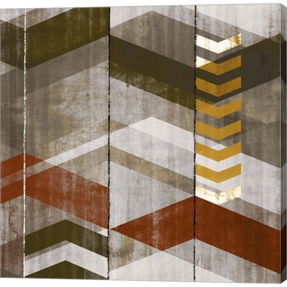 Great Art Now Chevron Serenade III by Edward Selkirk Canvas Wall Art
