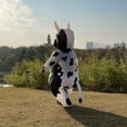thumbnail image 7 of Inflatable Cow Costume  Cosplay Party Holiday Halloween Parade Carnival Suit Jumpsuit Fun Party Fancy Dress,Adults 4'11"-6'3",Cow, 7 of 7
