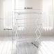 thumbnail image 2 of Tendedero Plegable para Ropa: Tendedero Plegable retractil Pared de Acero Inoxidable Soporte Tendedero Ahorra Espacio para Interiores y Exteriores Expandible de 3 Niveles 104x37x76 cm, 2 of 8