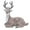 B, variant on HmNPlay Simulation Sika Deer Figurine Desktop Ornament Christmas Elk Statue Wedding Decoration Realistic Animal Model Stable Base Home Living Room Decor (1 Included)