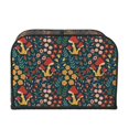 thumbnail image 2 of Honeii Berries and Flowers Print 4 slice Toaster Cover, Two Slice Toaster Dust-proof Cover For Kitchen Small Appliance and Fingerprint Protection, 2 of 7