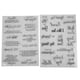 thumbnail image 2 of 2 sellos transparentes con palabras fondo inglés en relieve texto vintage sellos para álbumes de recortes con patrón de palabras de felicitación para decoración de ANGGREK Otros, 2 of 8