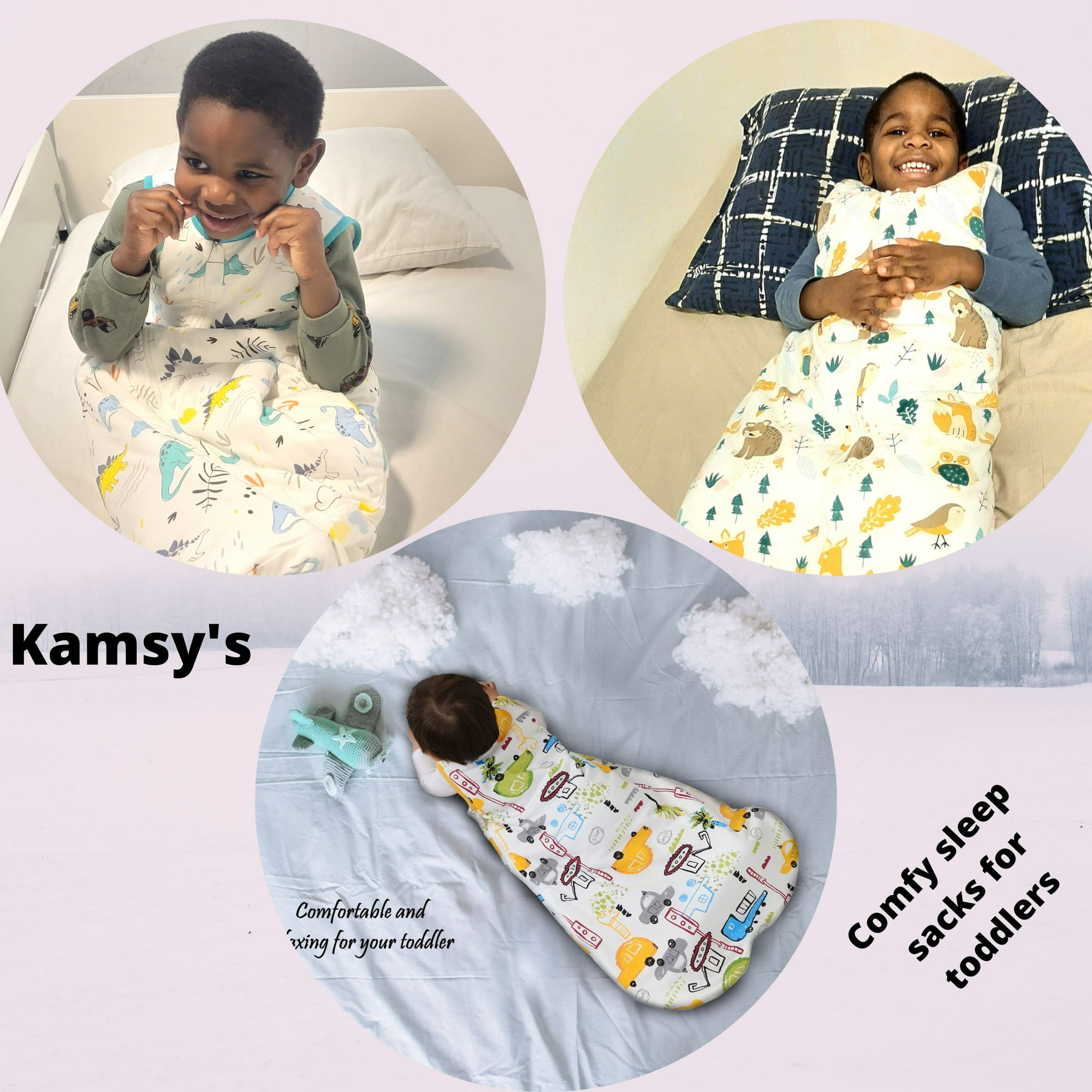 Kamsys 1.5 Tog Warm All Season Sleep Sack Or Children Wearable Blanket 18 36 Months 2t 3t Other
