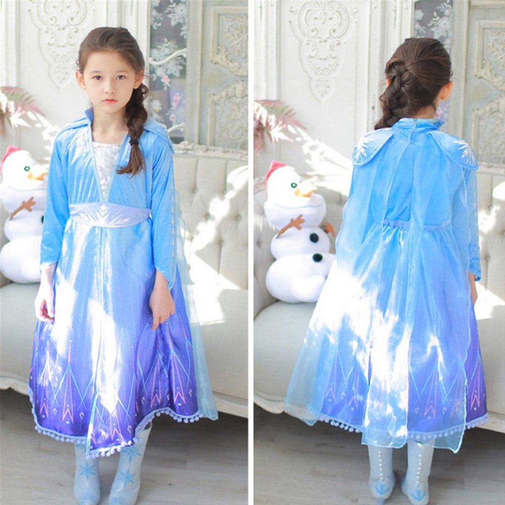 2T~6T Vogue Fashion Frozen Elsa Dress Costume Brand New Various Sizes 