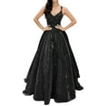 thumbnail image 1 of Prolriy Robes d'Invité de Mariage pour Femmes, Robe Moulante à Bretelles Mode Féminine Robe de Soirée Robes de Fête pour Femmes 2025 Robe Formelle Noire P, 1 of 6