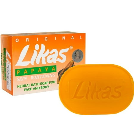 Original Likas Papaya Skin Whitening  Herbal Soap (Best Herbal Soap For Oily Skin In India)