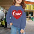 thumbnail image 2 of Coerni Oversized Sweatshirts for Girls Cotton Crewneck Long Sleeve Pullover Cute Heart Graphic Shirts Athletic Warm Trendy Clothes, 2 of 6
