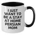 thumbnail image 2 of I Just Want To Be A Stay At Home Persian Mom Two Tone Coffee Mug, Funny Gift for Persian Cat Lovers, Christmas Unique Gifts from Family, Friends, or Coworkers to Mom or Women, 2 of 5
