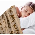 thumbnail image 3 of JUYGO Ghyruio Daughter Gift from Mom Birthday Gifts from Lion Mother Blanket to My Daughter Romantic Christmas Birthday Gifts Love Letter for Her Lightweight Flannel Blanket for Bed Sofa, 3 of 8