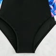 thumbnail image 4 of BOBOGOJP Girls Rash Guard Swimsuit One Piece Short Sleeve Front Zipper Swimwear UPF 50+ Bathing Suits Black for Size 7-8 Years, 4 of 5