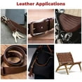 thumbnail image 6 of ELW 9-10 oz. 3.6-4mm Bourbon Brown Straps, Belts, Strips 1.25"x72" 3.2x183cm - Belt Grade Latigo Leather for Cowhide Heavy DIY Craft - Pet Collars, Blanks, Accessory, Jewelry, Key Chains, 6 of 9