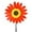 Red, variant on TERGAYEE Sunflower Lawn Pinwheels,Wind Spinner with Ground Stake,Plastic Colorful Sunflower Windmill, Flower Spinners Outdoor for Decoration Yard Garden Sculpture Stake Lawn Kids Toy