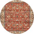 thumbnail image 1 of Ahgly Company Machine Washable Indoor Round Traditional Sandy Brown Area Rugs, 3' Round, 1 of 7