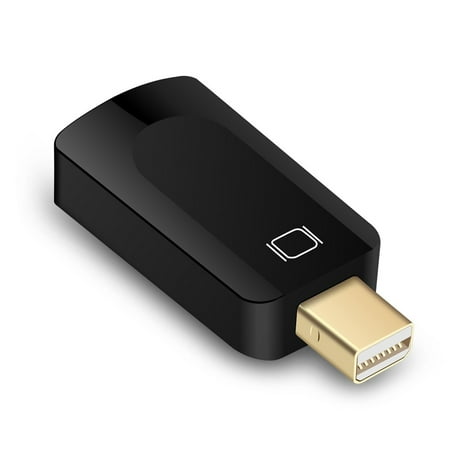 Mini Displayport Converter MD07 1080P Mini DisplayPort DP to HDMI Adapter Cable Mini Display Port Converter for Mac Macbook Pro Air ()