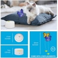 thumbnail image 5 of ALL FOR PAWS Cat Toys Flutter Bug Cat Wand Toy Interactive Cat Toy Cat Fun Playing Toys Kitten Toys (with Shiny Butterfly), 5 of 9