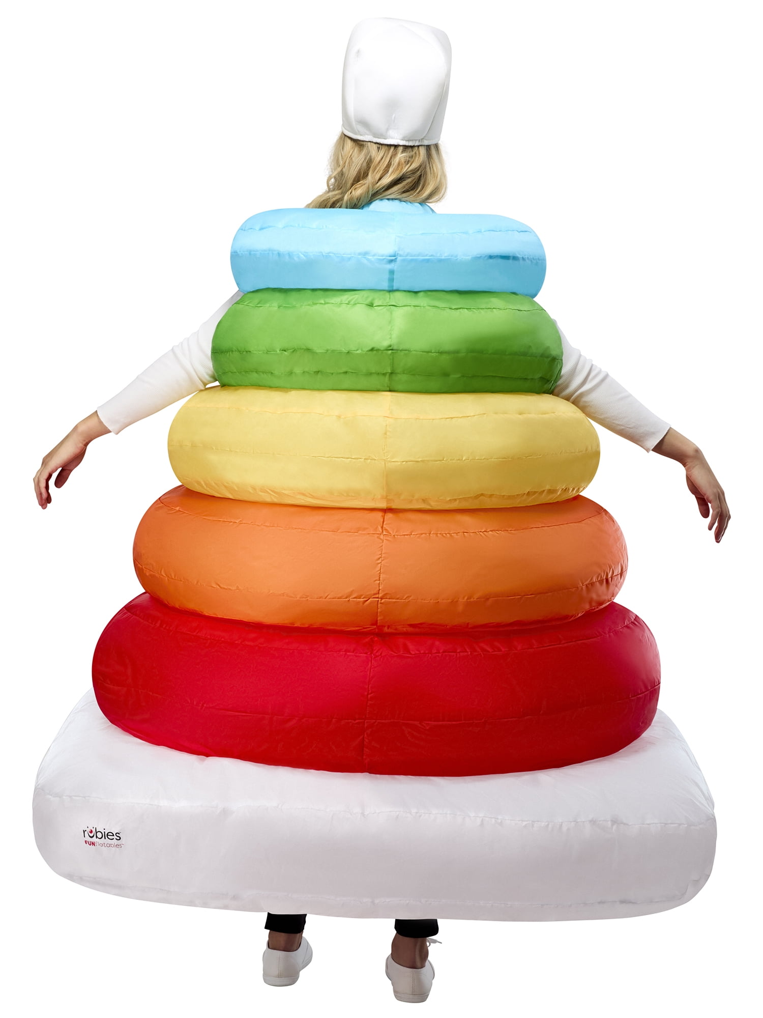 Fisher Price Rock-A-Stack Toy Inflatable Costume for Adults by Rubies, Unisex