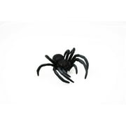 Spider, Black Tarantula, Plastic Toy Insect, Kids Gift, Realistic Figure, Educational Model, Replica, Gift, 4" CWG47 B155