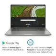 thumbnail image 4 of HP 14" Chromebook, Intel i3-115G4, 4GB RAM, 128GB SSD, Silver, Chrome OS, 14b-nb0031wm, 4 of 4