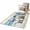 Blue, variant on Front Door Mat 15.7"x23.6", Black White Cat Non Slip Backing & Low Profile Doormats, Absorbent Muddy Dirt Trapper Door Mats for Front Back Door Entryway All-Weather Cat Paw Cute Silhouette