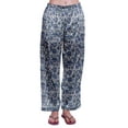 thumbnail image 4 of Moomaya Long Sleeve Shorts Pajama Set For Women Satin Button Pajamas For Women, 4 of 6