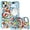 Colorful Scribble Hearts, variant on For iPhone 15 Beautiful Magnetic Hybrid IMD Design Case - Red Cherries