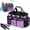 Purple and Black, variant on New Large-Capacity Wearable Cleaning Caddy Bag, Cleaning Supply Tote with Adjustable Shoulder and Waist Straps for Cleaners & Housekeepers, Cleaning Organizer Storage Bag