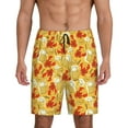 thumbnail image 1 of Fotbe Beer And Crawfish Pantalones Cortos de Pijama para Hombre, Ropa de Dormir, Pantalones de Pijama Cortos para Hombre-Small, 1 of 6
