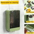 thumbnail image 4 of BTideas Soap Holder Dish for Shower,2 Pack Soap Case with Draining Wall Mounted,Travel Bar Container, 4 of 7