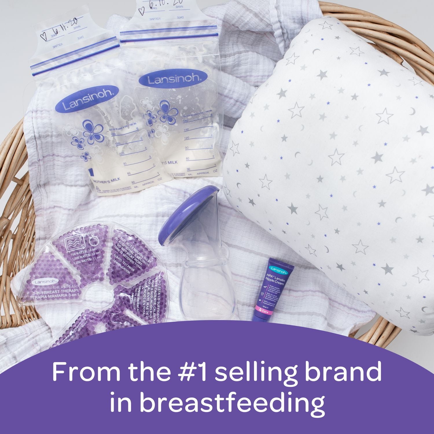 Lansinoh Nursie Breastfeeding Pillow for Babies from C-Sections