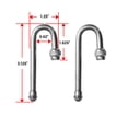 thumbnail image 4 of Pacific Dualies Valve Stem Extension 18180 Use With Inner Wheels And Outer Wheels; 180 Degree; Stainless Steel; With Caps; Set Of 2, 4 of 4